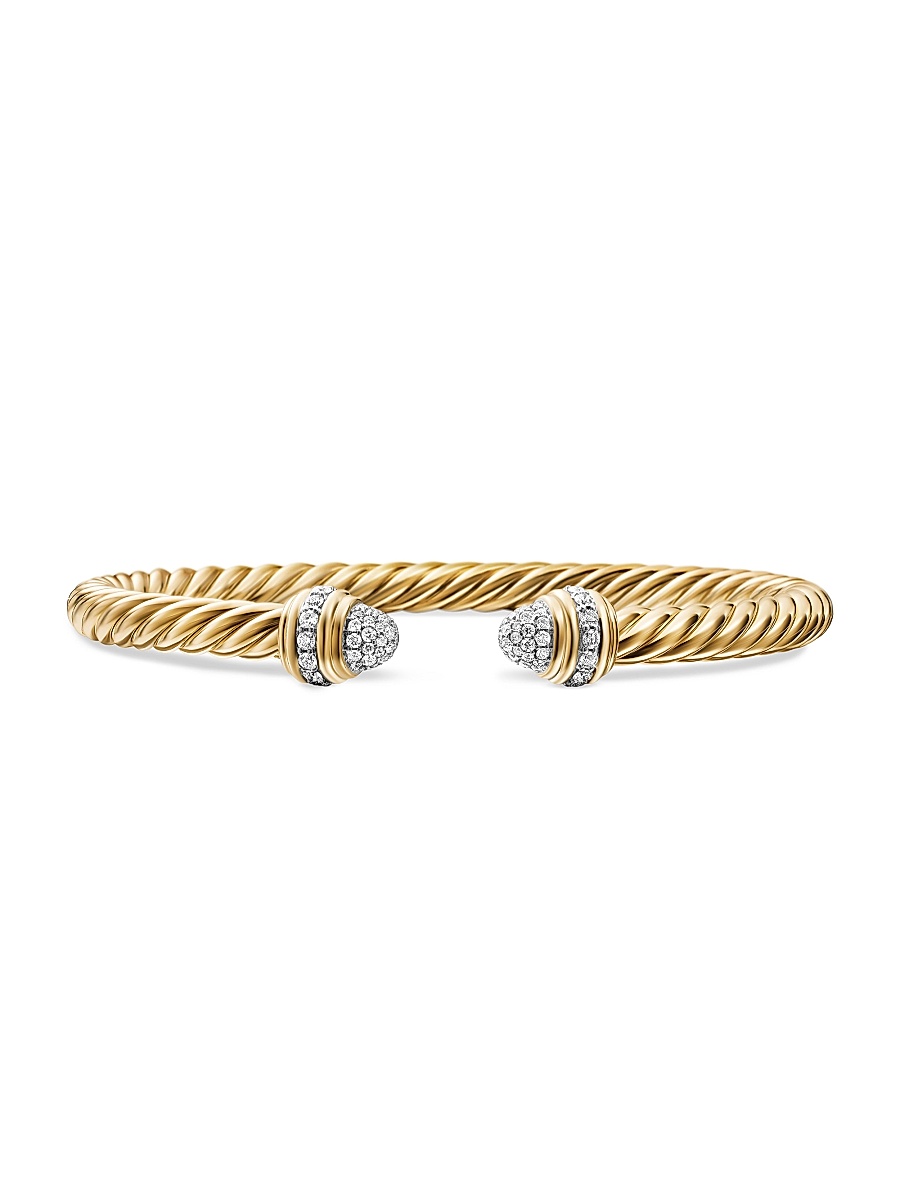 Women's Classic Cablespira Bracelet in 18K Yellow Gold - Yellow Gold