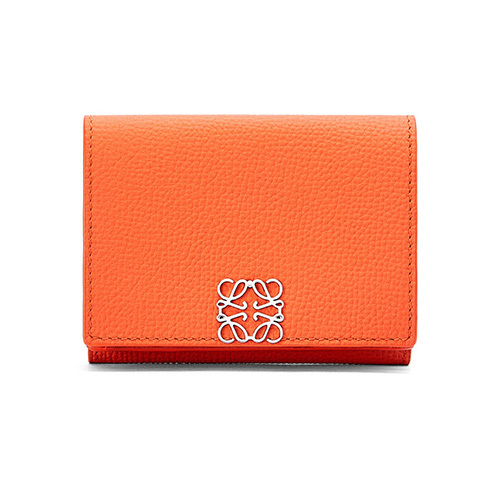 Anagram trifold 6 cc wallet - Black