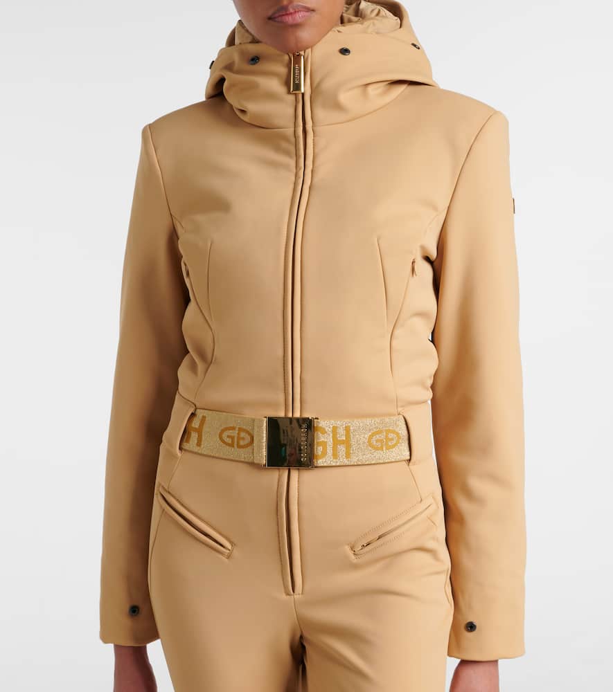 Vita faux fur-trimmed down ski jumpsuit