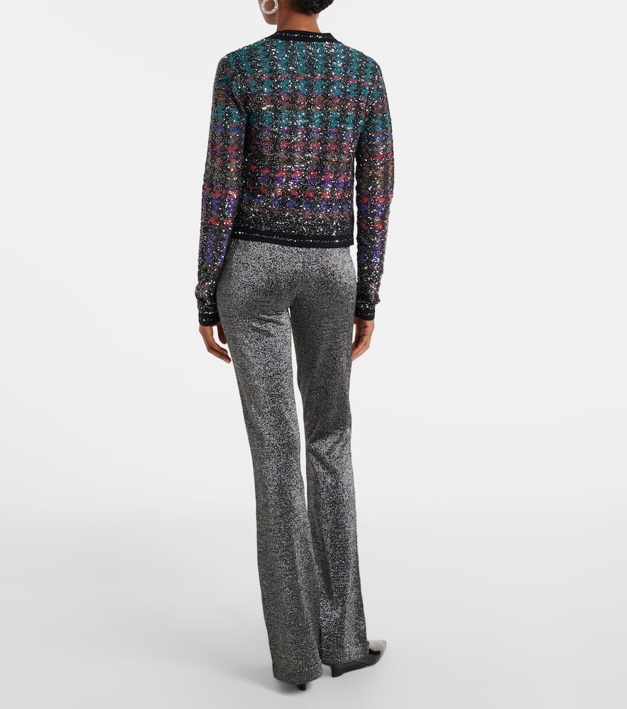Lamé cardigan