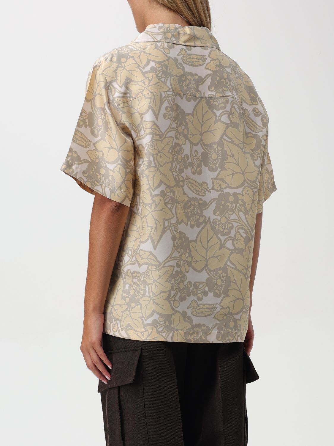 Ivy silk shirt - Neutrals