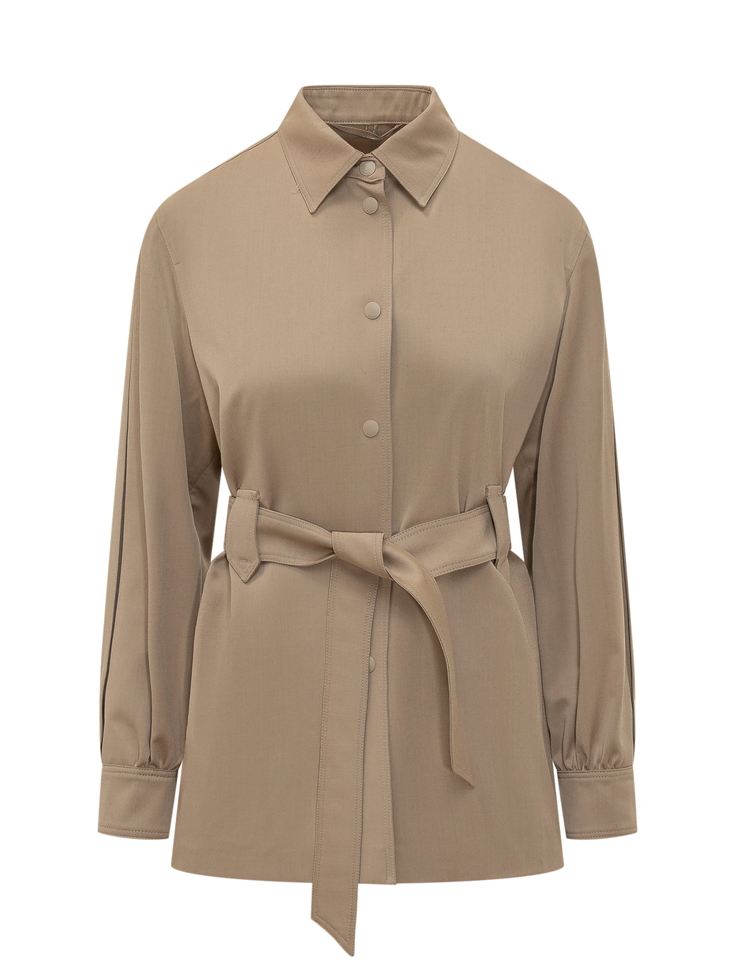 Chic Jacket with Belt