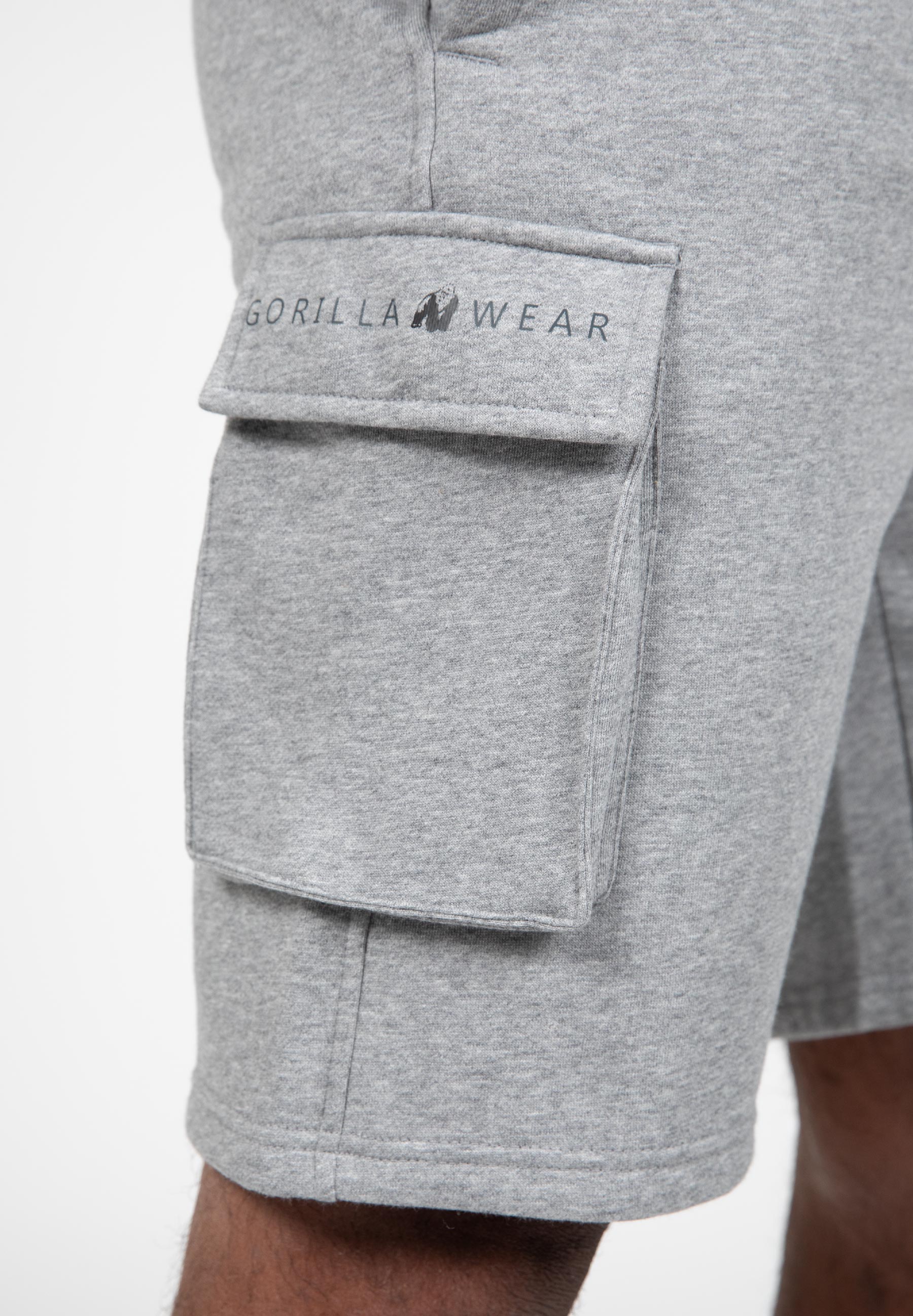 Hudson Cargo Sweat Shorts - Gray