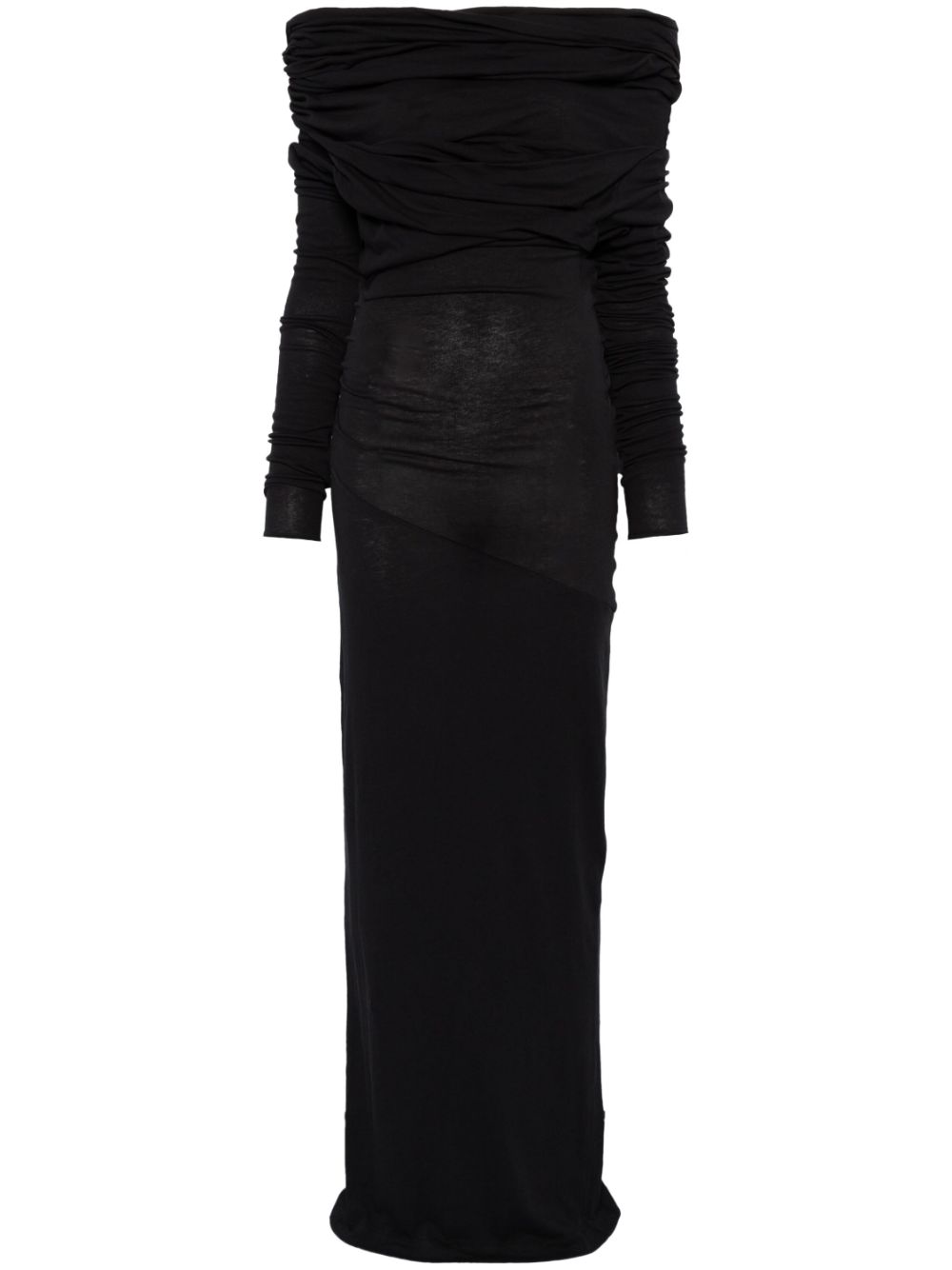 Bound midi dress - Black