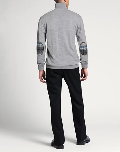 Man Turtleneck Grey Size XXL Merino Wool, Acrylic