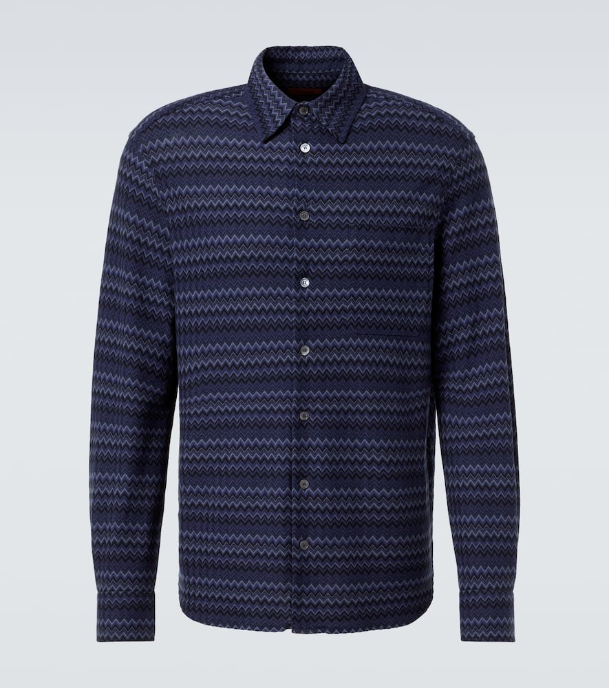 Zigzag cotton shirt