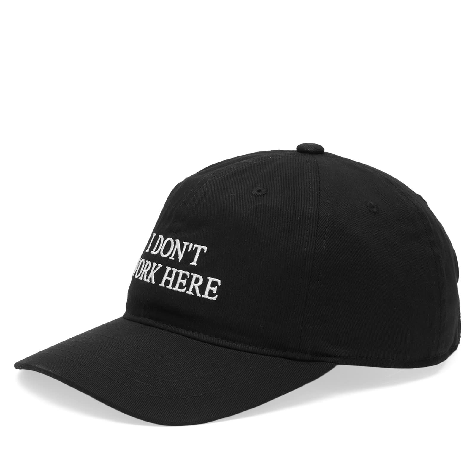 Sorry I Don't Work Here Cap in Black