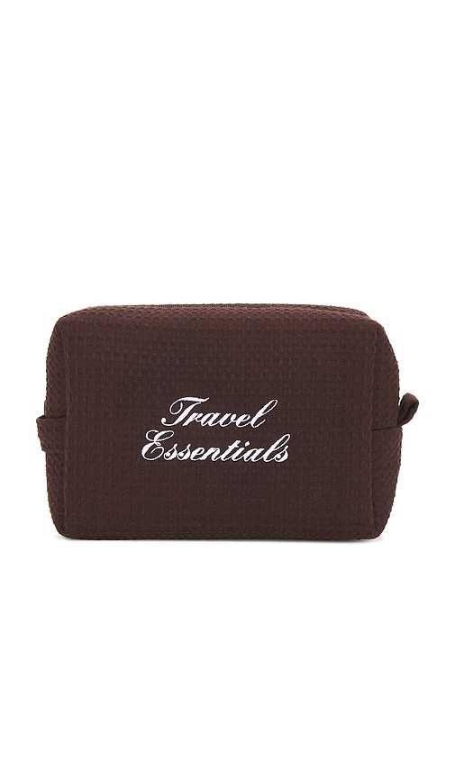 Abbode TASCHE WAFFLE POUCH in Schokolade - Chocolate. a