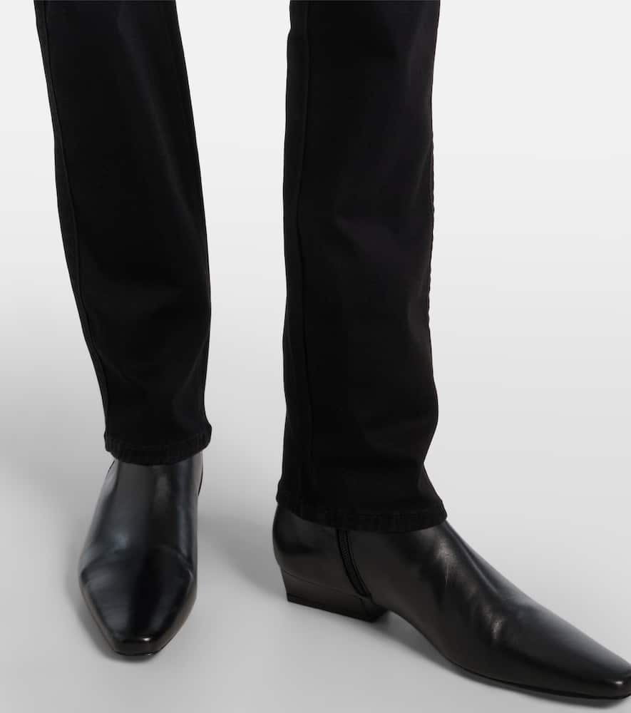 Kimmie Straight mid-rise slim jeans