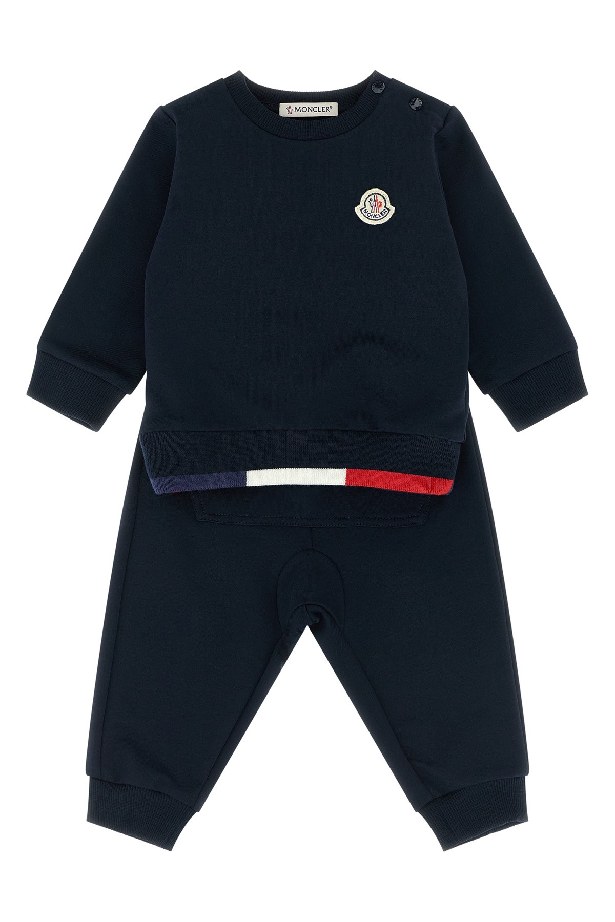 Tricolor Hem Sweatshirt + Joggers