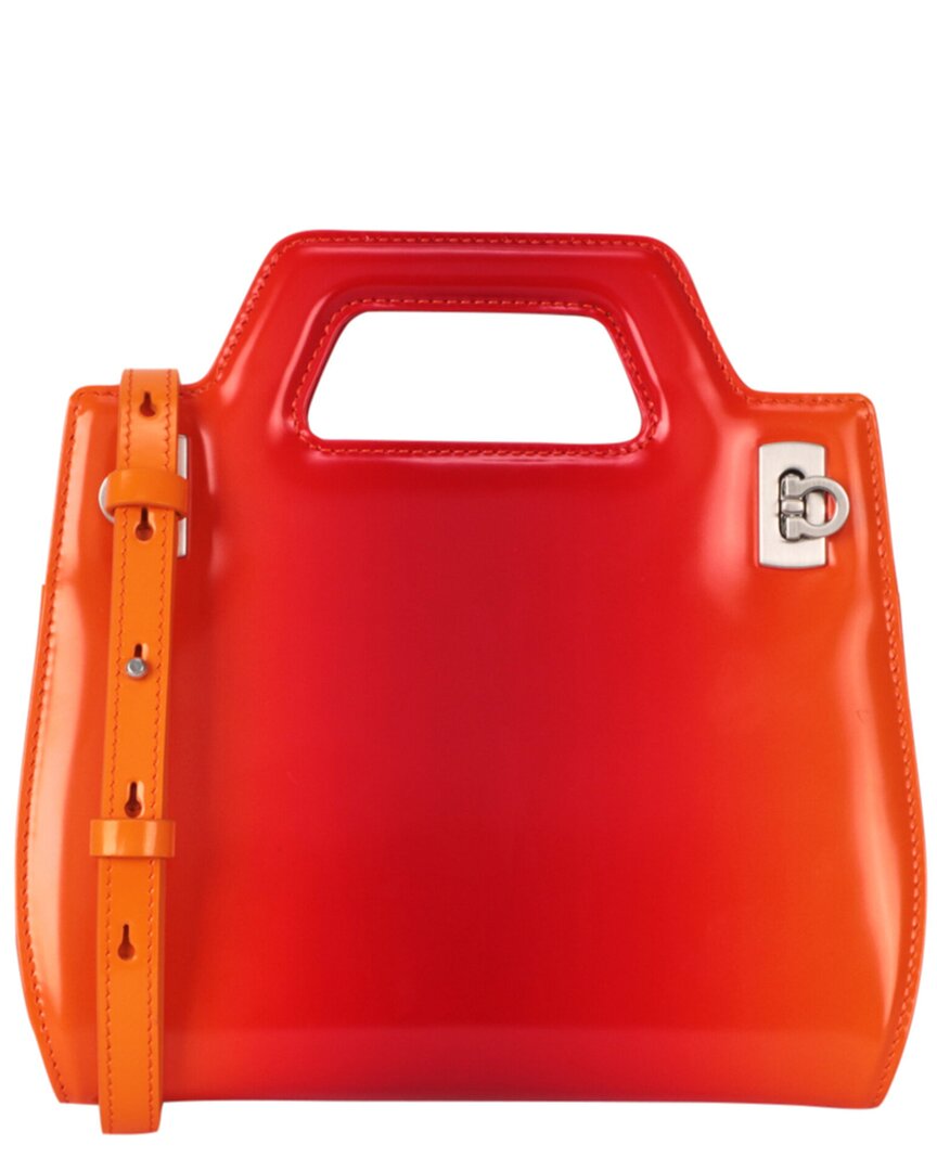 Mini Wanda Leather Top Handle Bag