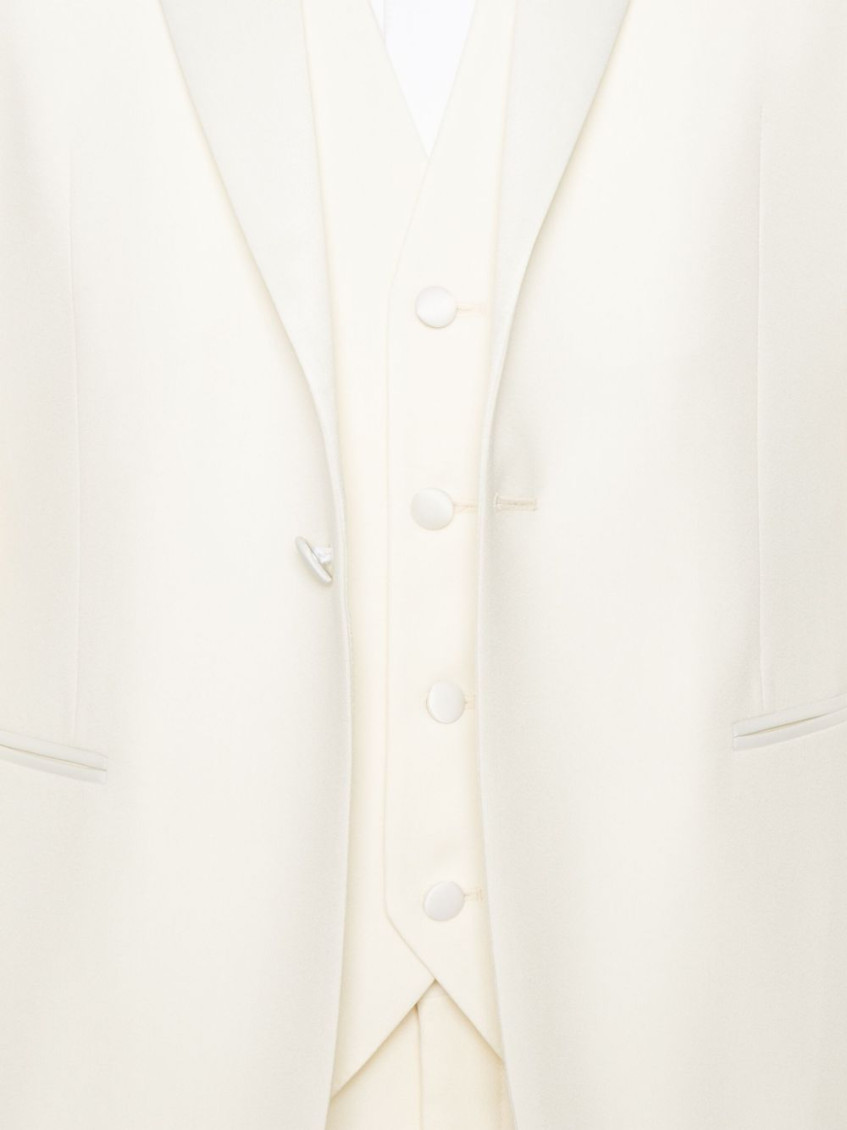 White Three-piece Suit