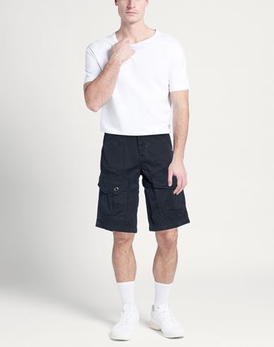 Man Shorts & Bermuda Shorts Midnight blue Size 26 Cotton