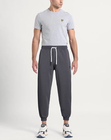 Man Pants Charcoal Size XL Cotton, Elastane