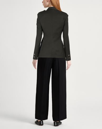 Woman Blazer Dark green Size 10 Polyester, Viscose, Elastane
