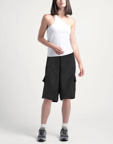 Pièce. Woman Shorts & Bermuda Shorts Black Size 8 Polyamide