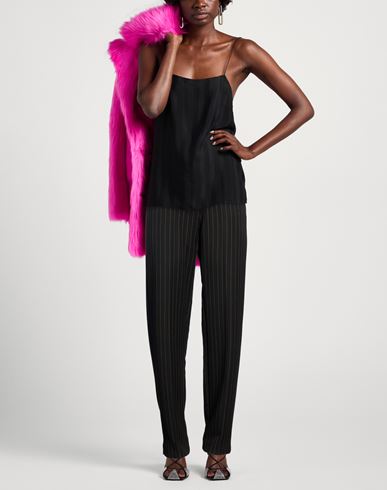 Woman Pants Black Size 6 Polyester, Viscose, Elastane
