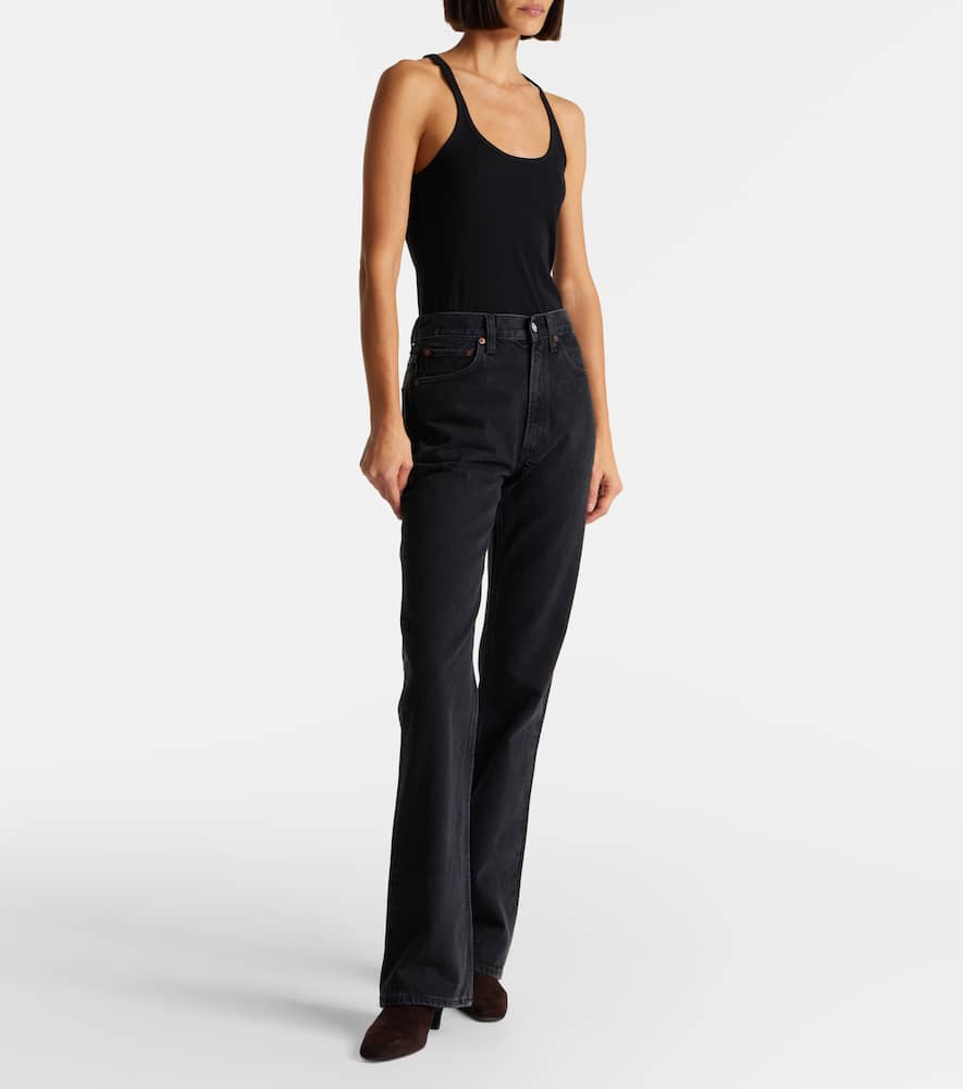 Leena mid-rise flared jeans
