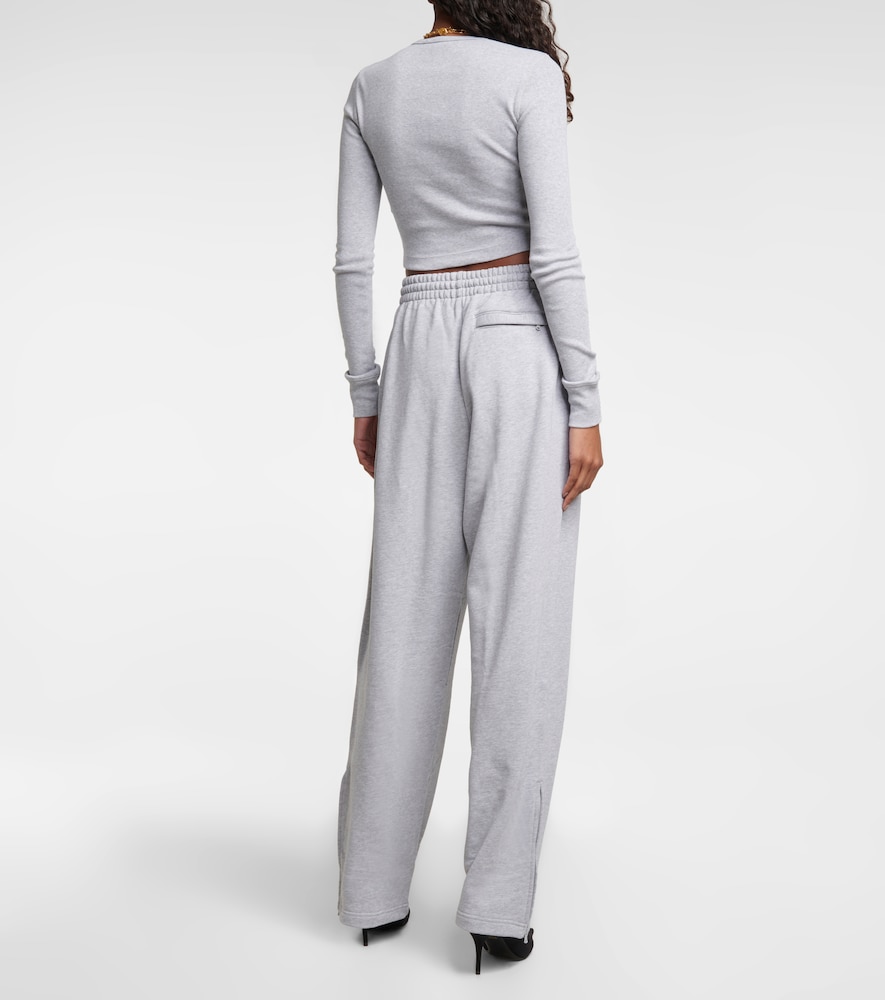 X Hailey Bieber cotton-blend top