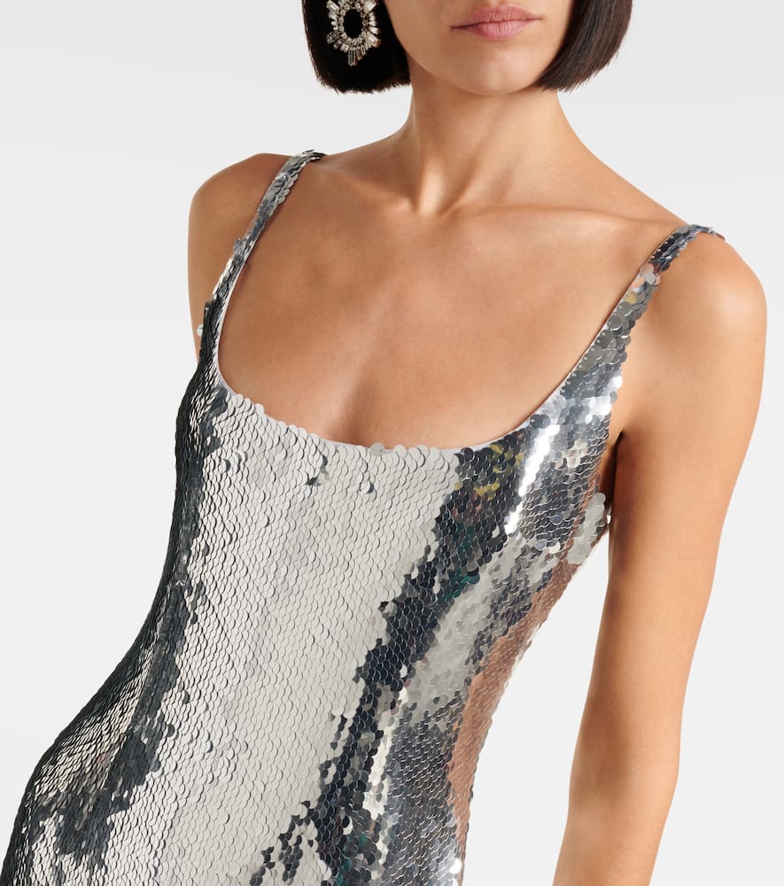 Sequined midi dress