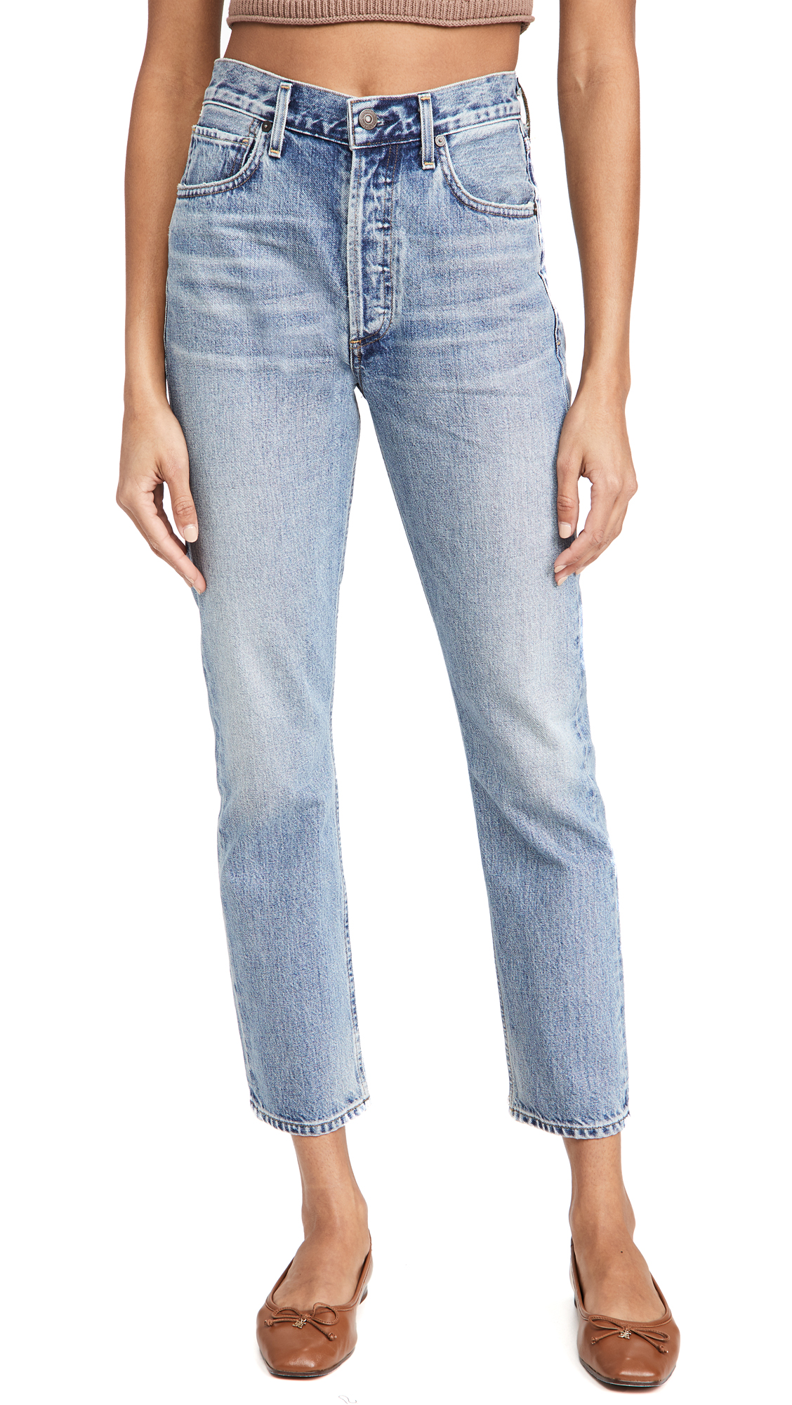 Charlotte High Rise Straight Jeans