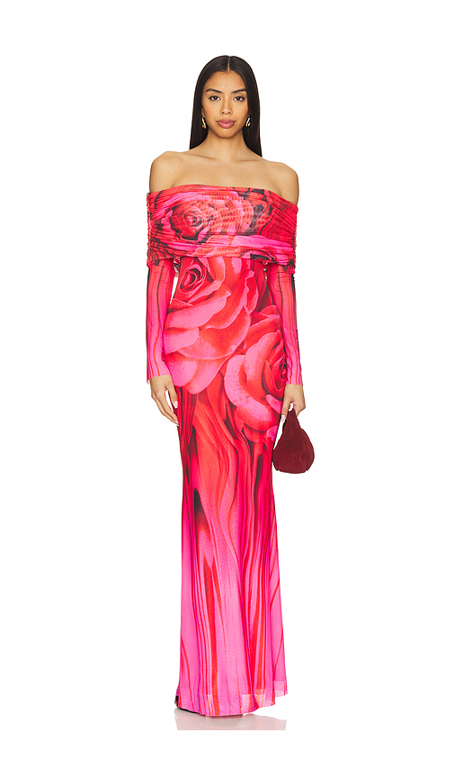 AFRM KLEID THELMA in Red. Größe XXS. Also in 1X, 2X, L, M, S