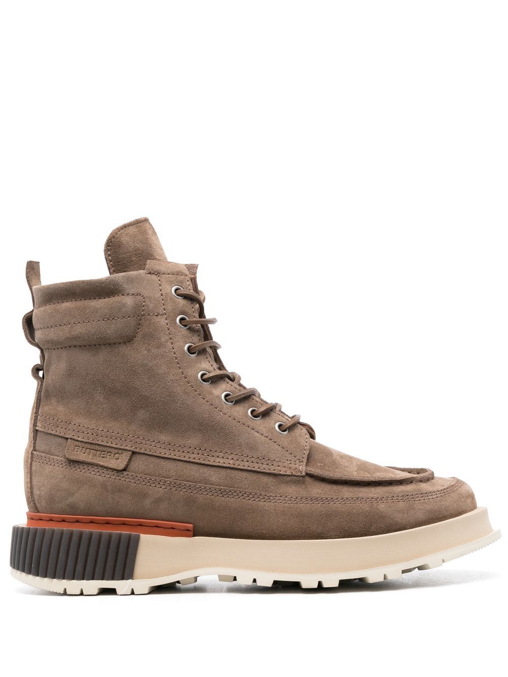 Lace-up ankle boots - Brown