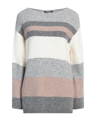 Laurèl Woman Sweater Light grey Size 8 Polyamide, Polyacrylic, Wool, Viscose, Elastane