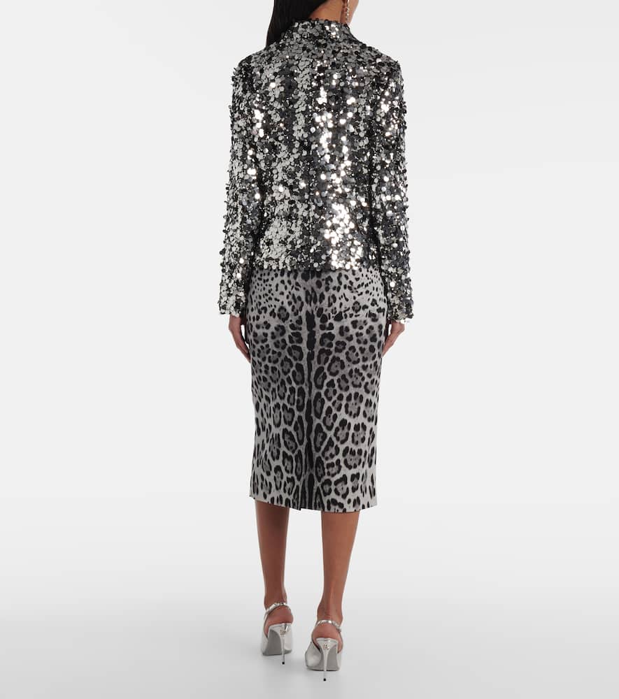 Sequined blazer