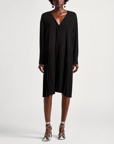 Woman Midi dress Black Size 4 Polyester, Elastane