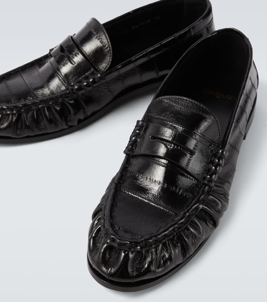 Le Loafer leather penny loafers