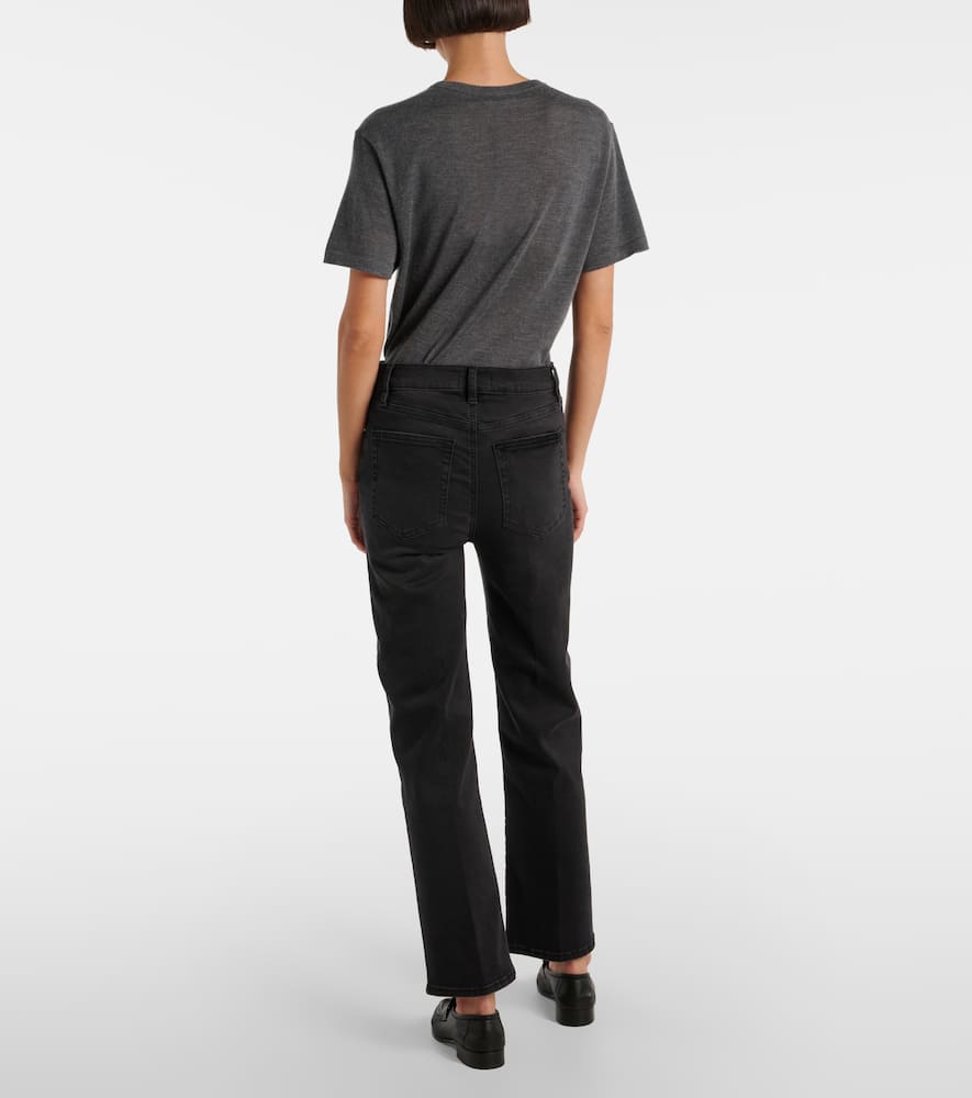 Le Sleek high-rise straight jeans