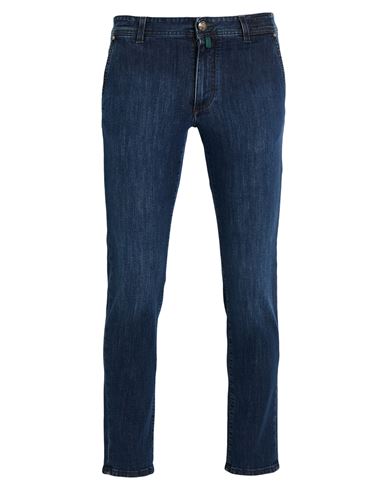 Man Jeans Blue Size 32 Cotton, Elastane