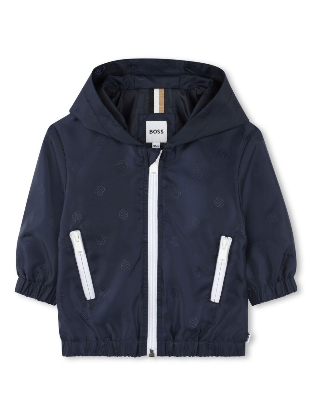 Hooded windbreaker - Blue