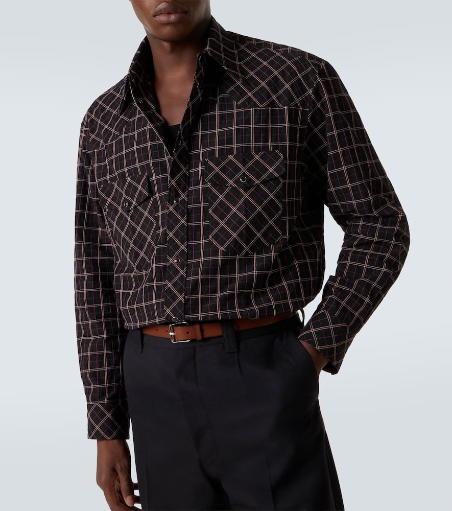Checked cotton shirt