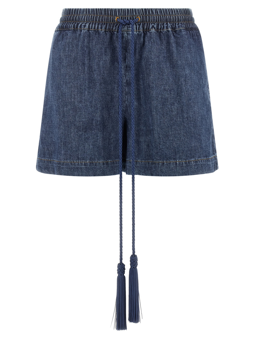 Blue VGold Shorts