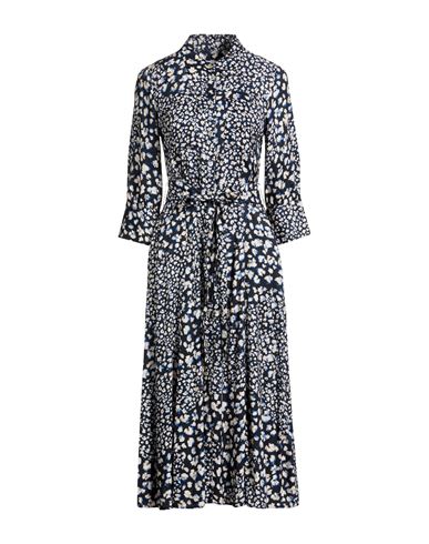 Woman Midi dress Midnight blue Size 12 Viscose