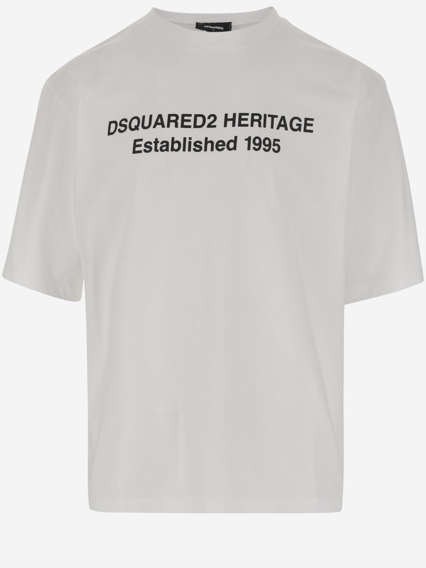 White Loose Fit Heritage T-shirt