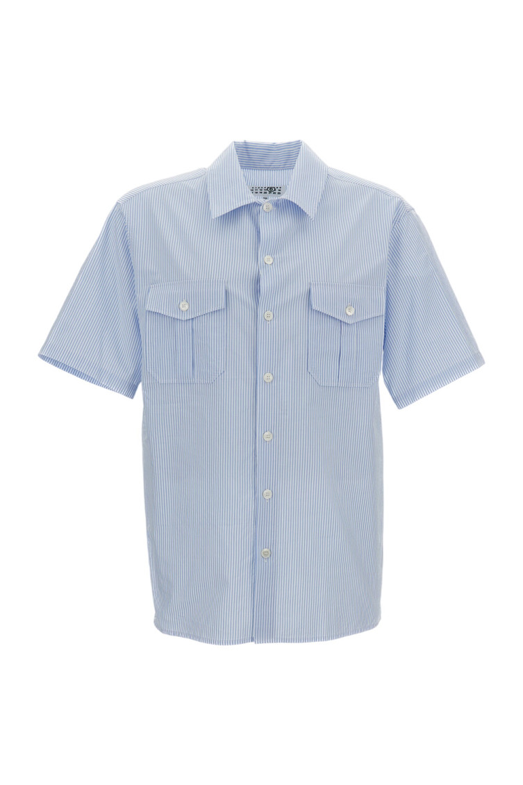 Short-sleeve Striped Shirt