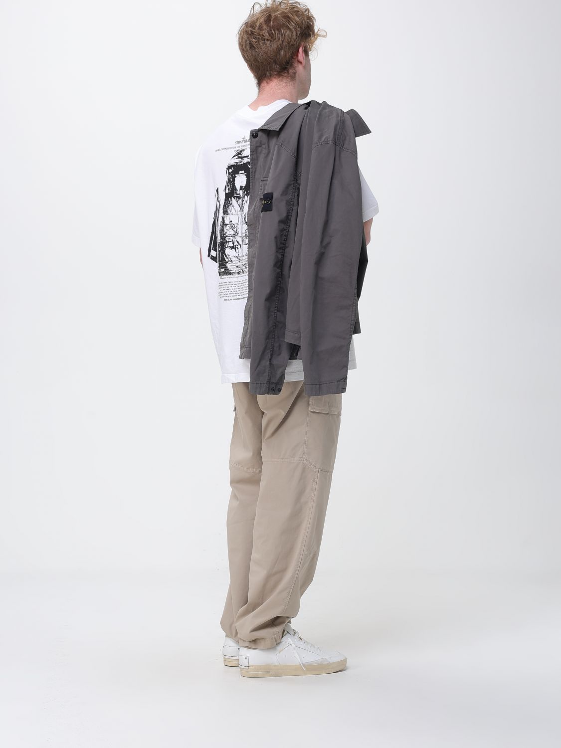 Pants Men color Green