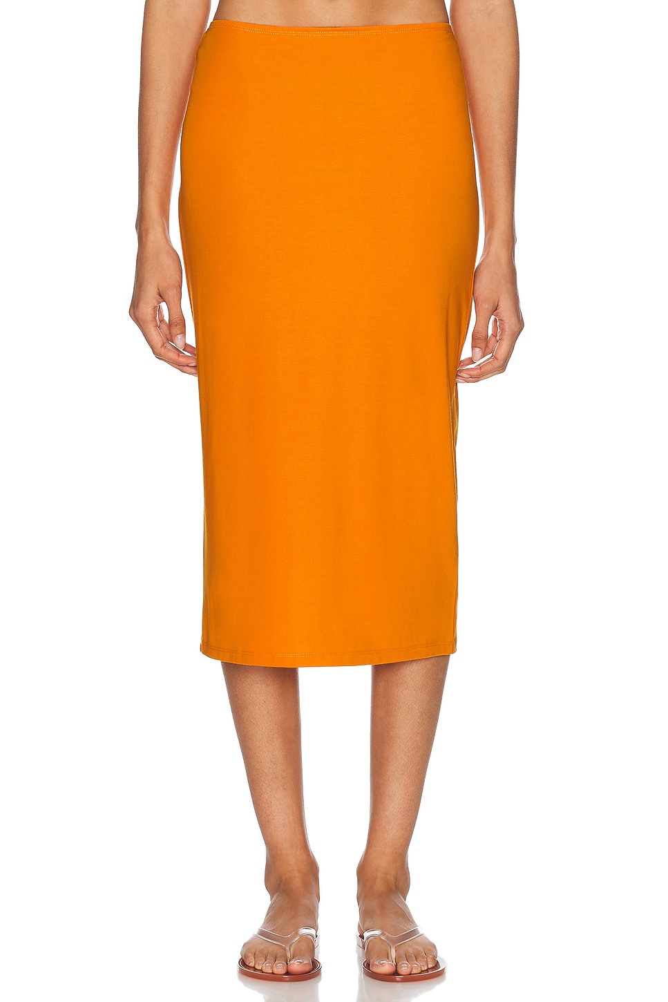 ALFIE Tube Skirt in Apricot Orange - Orange.  XS also in