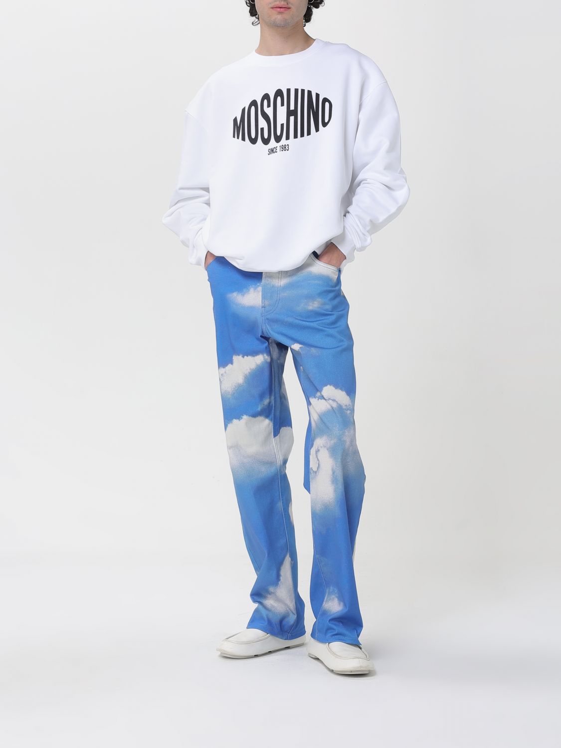 Sweatshirt Men color White