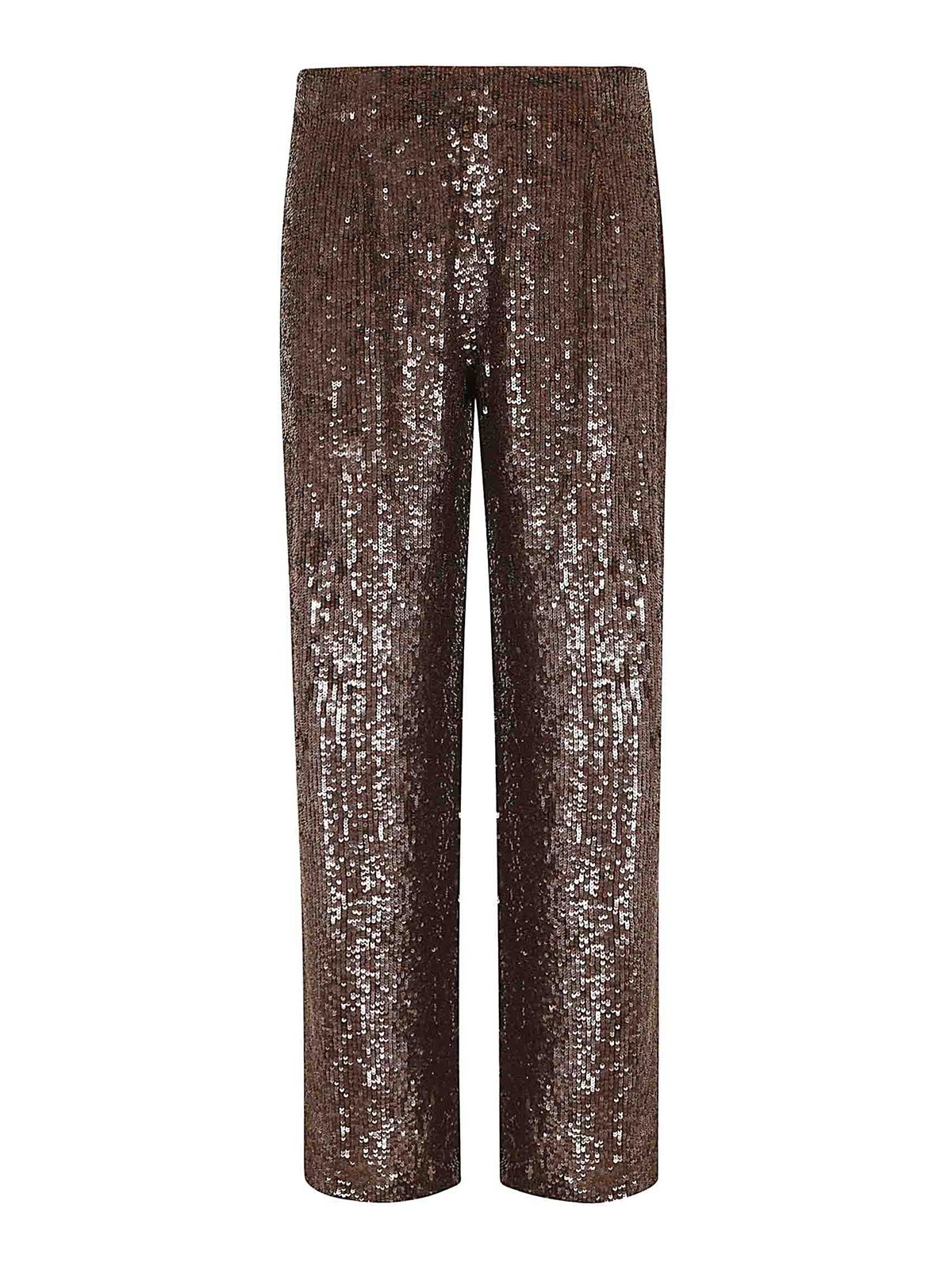 Parosh - sequin flare tailored trousers formal design