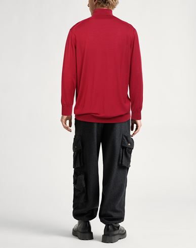 Man Turtleneck Magenta Size 3XL Virgin Wool