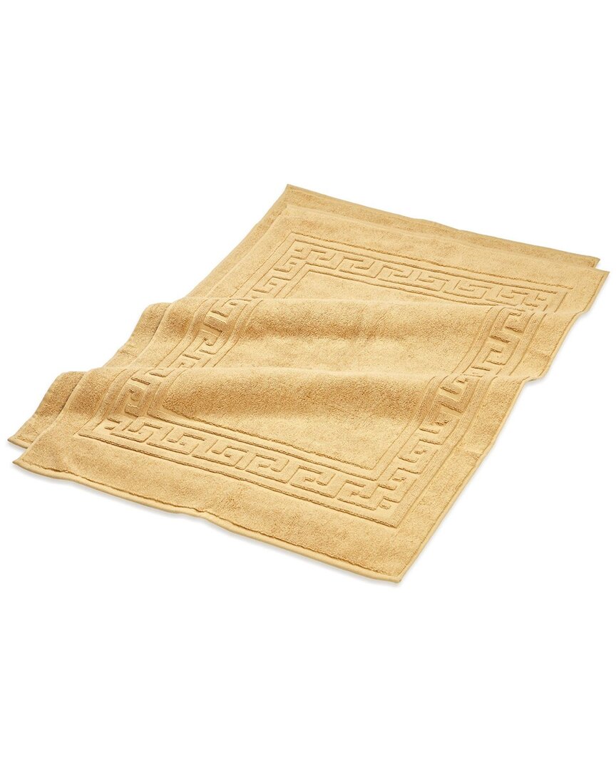 2Pc Ultra-Soft Absorbent Cotton Bath Mat Set