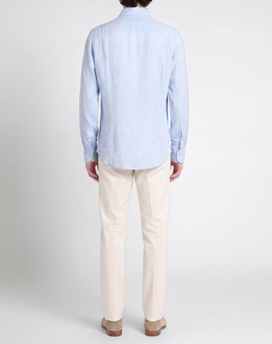 Stenströms Man Shirt Sky blue Size M Linen