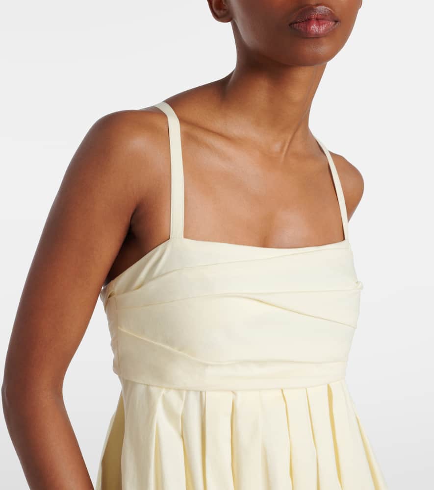 Claudine poplin midi dress