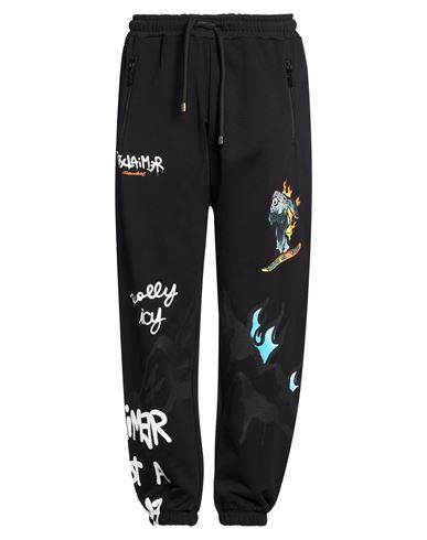 Man Pants Black Size XL Cotton
