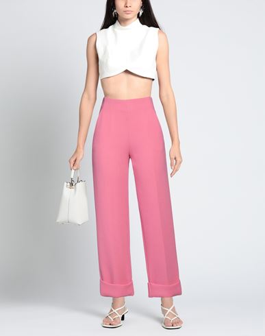 Woman Pants Magenta Size 6 Wool