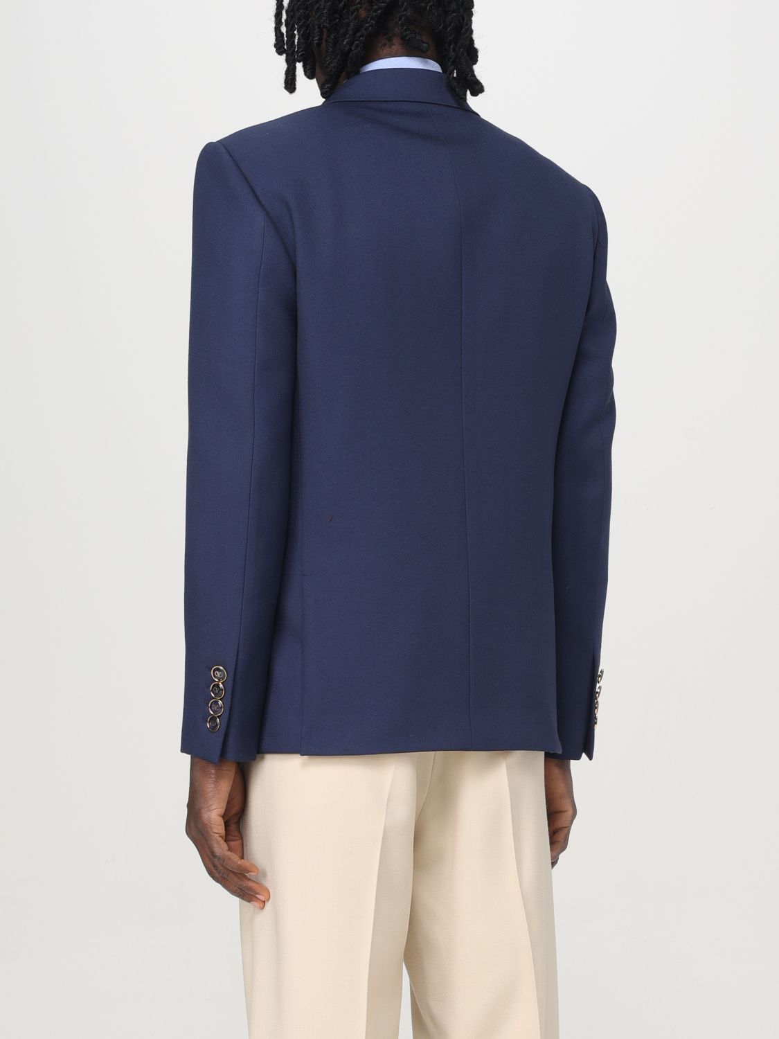 Blazer Men color Blue